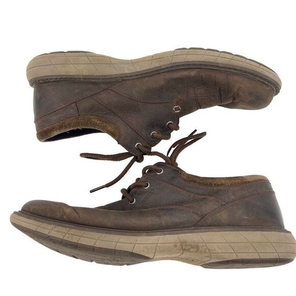 Merrell Mens Oxford Shoes World Vue Lace Up Leather J94355  display picture 1